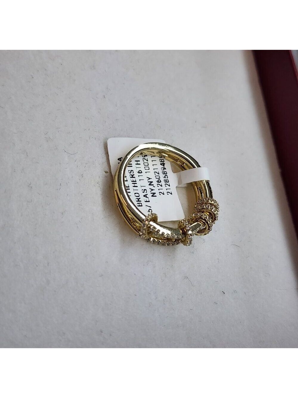 Last One Sterling Silver 925 Twisted Design Sparkling Band